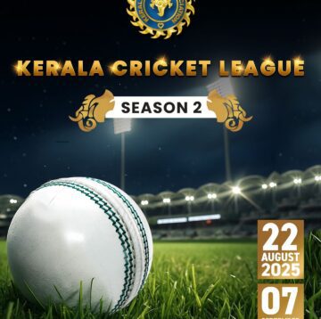 Kerala Cricket League – Season 2: From August 22 to September 7, 2025